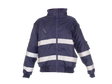 CraftPro Passion Hi-Viz Reflective Bunny/Bomber Jacket with Zip-Off Sleeves – Waterproof & Quilted

