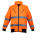 CraftPro Passion Hi-Viz Reflective Bunny/Bomber Jacket with Zip-Off Sleeves – Waterproof & Quilted

