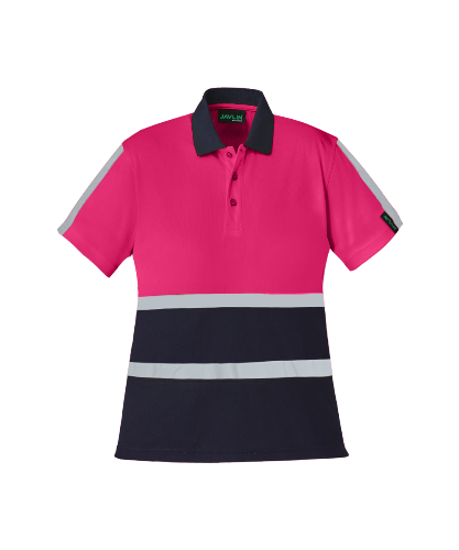 Women’s Hi-Vis Two Tone Golfer Shirt with Reflective Tape

High-visibility EN20471 certified women’s work shirt

Two-tone reflective safety golfer shirt for women

Quick-dry lightweight hi-vis shirt with ribbed collar

CraftPro women’s reflective polo shirt – yellow/navy design