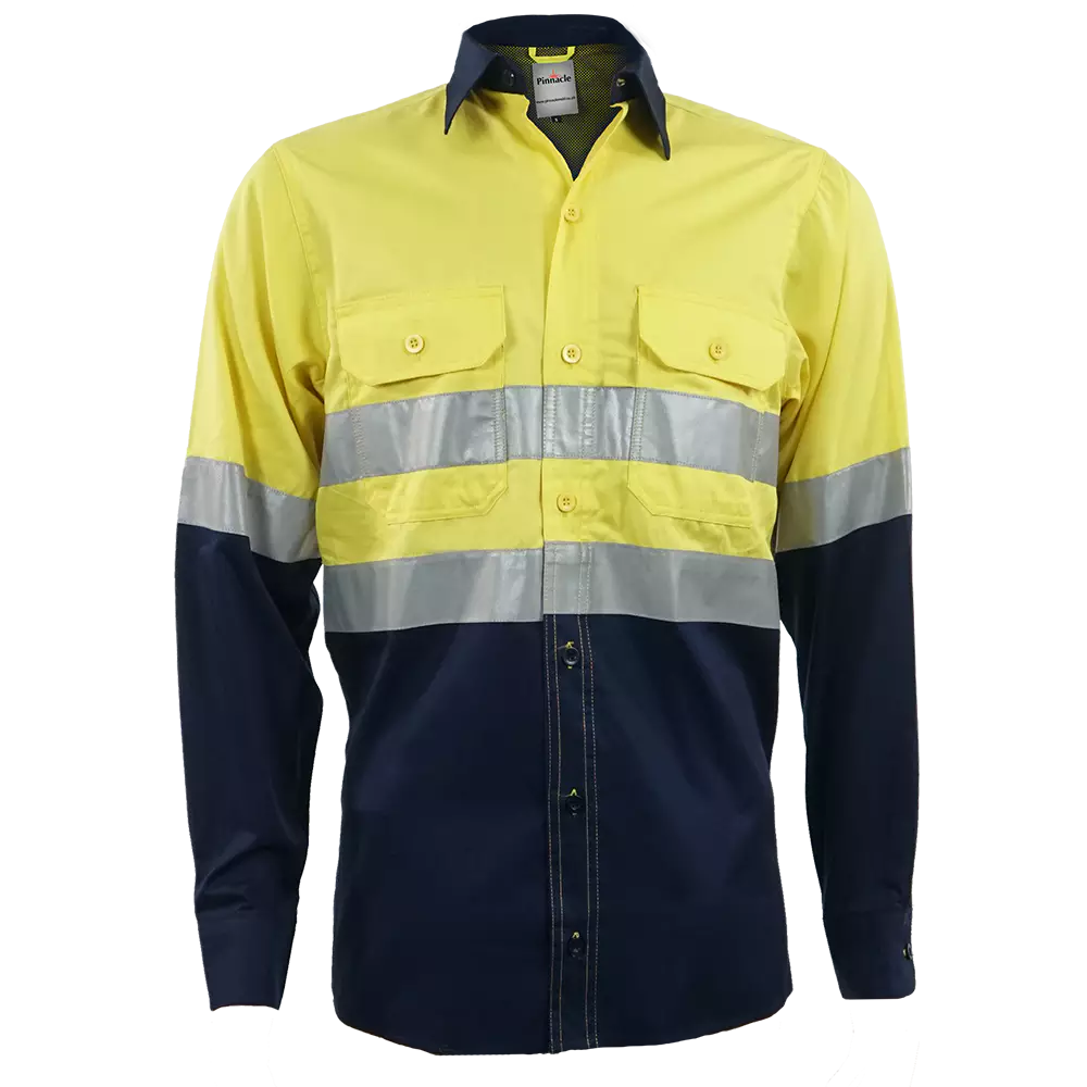 Pinnacle Vented Mining Shirt for mining, engineering and construction professionals requiring breathable, high-performance workwear.