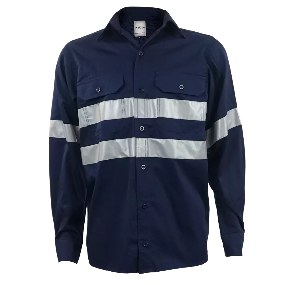 Pinnacle Vented Mining Shirt for mining, engineering and construction professionals requiring breathable, high-performance workwear.