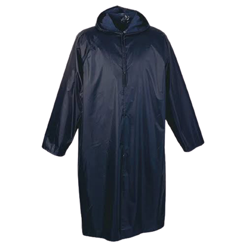 Pioneer Rubberized Raincoat – Waterproof Industrial Coat in Yellow or Navy

