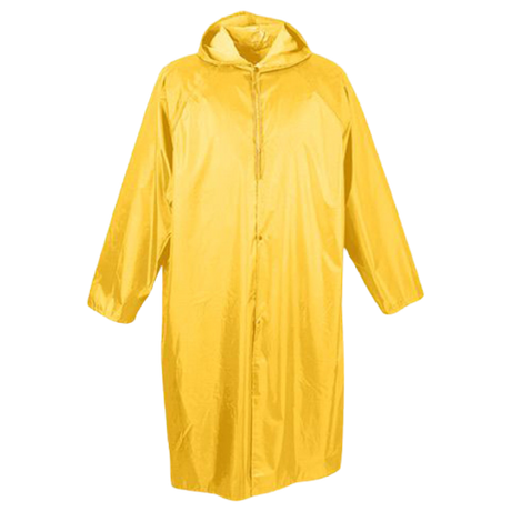 Pioneer Rubberized Raincoat – Waterproof Industrial Coat in Yellow or Navy

