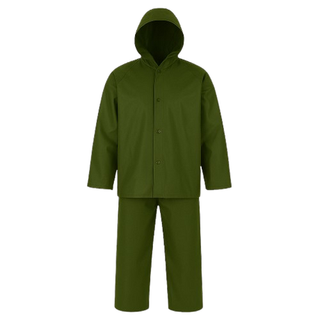 Pioneer Rubberized Waterproof Rainsuit – Heavy-Duty Jacket and Trouser Set

