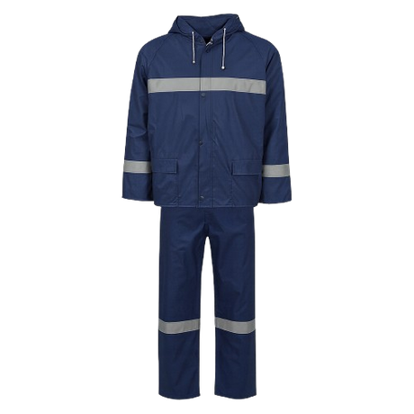 Pioneer Rubberized Reflective Rainsuit – Waterproof Jacket and Trouser Set
