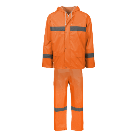 Pioneer Rubberized Reflective Rainsuit – Waterproof Jacket and Trouser Set

