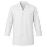 CraftPro Polycotton Dust Coat with Lapel Collar and Button Closure – 3-Pocket Design
