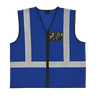 CraftPro Hi-Viz Reflective Safety Vest – With Zip and ID Pouch
