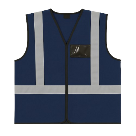 CraftPro Hi-Viz Reflective Safety Vest – With Zip and ID Pouch
