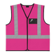 CraftPro Hi-Viz Reflective Safety Vest – With Zip and ID Pouch
