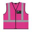 CraftPro Hi-Viz Reflective Safety Vest – With Zip and ID Pouch
