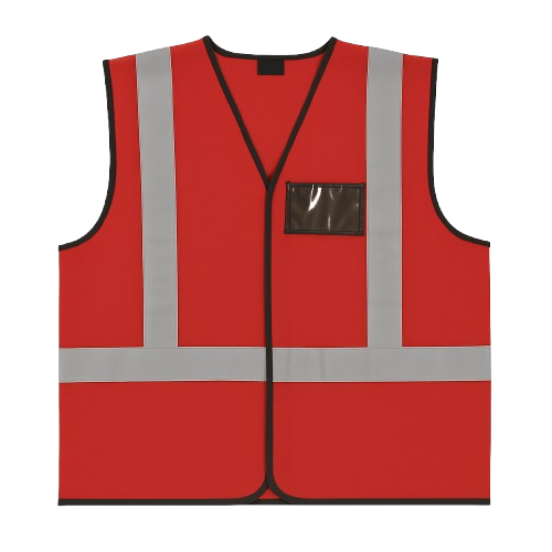 CraftPro Hi-Viz Reflective Safety Vest – With Zip and ID Pouch
