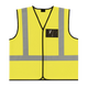 CraftPro Hi-Viz Reflective Safety Vest – With Zip and ID Pouch
