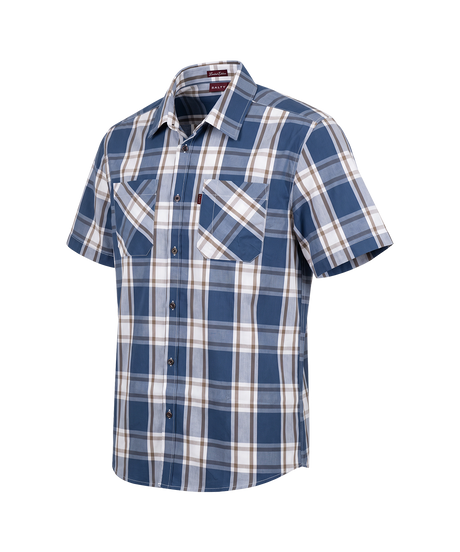 Check Bush Shirt Perfect for Outdoor Wear 100% Cotton Fabric 
