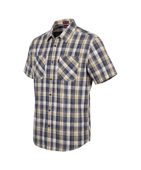 Check Bush Shirt Perfect for Outdoor Wear 100% Cotton Fabric 