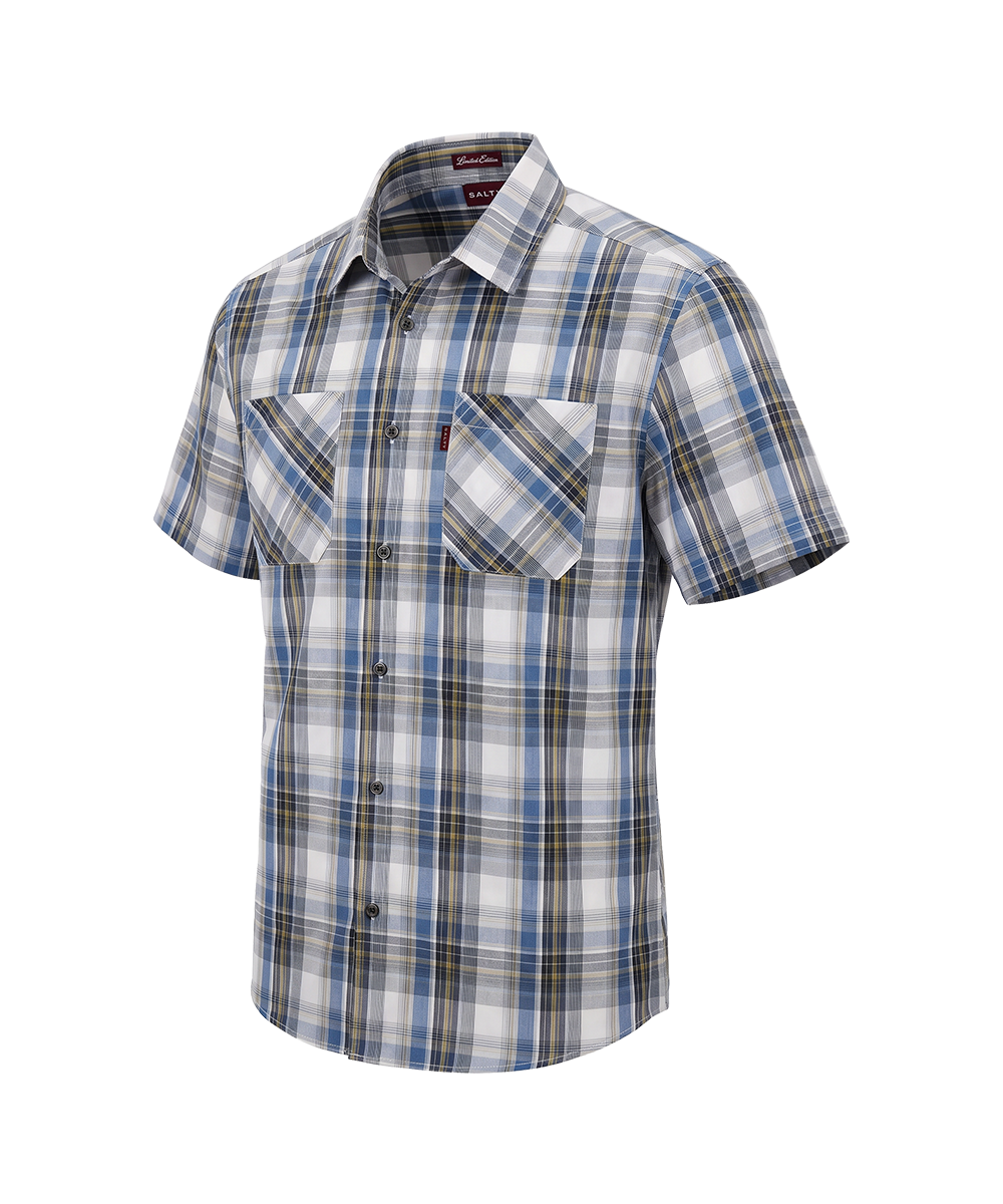Check Bush Shirt Perfect for Outdoor Wear 100% Cotton Fabric 