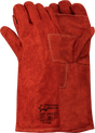 CraftPro Red Kevlar Stitched Heat Resistant Glove – 8" Elbow Length with Cotton Denim Cuff

