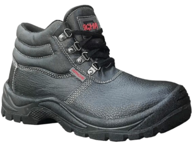 Sigma Apache Safety Boot – NRCS Approved Steel Toe Work Boot – STC Black – CraftPro

