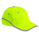 CraftPro Signal 6 Panel Hi-Viz Cap with Reflective Trim and Velcro Closure

