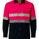 Titan Ladies Long Sleeve Cotton Work Shirt with Reflective Tape

High-visibility vented women's work shirt – front view

Breathable long sleeve work shirt for women – back vent detail

Reflective safety shirt for women – arms, chest & waist tape

CraftPro ladies workwear – durable 100% cotton shirt