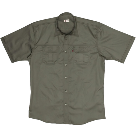 Tugela Men's Bush Shirt-Olive-Safari wear-Outdoor Clothing