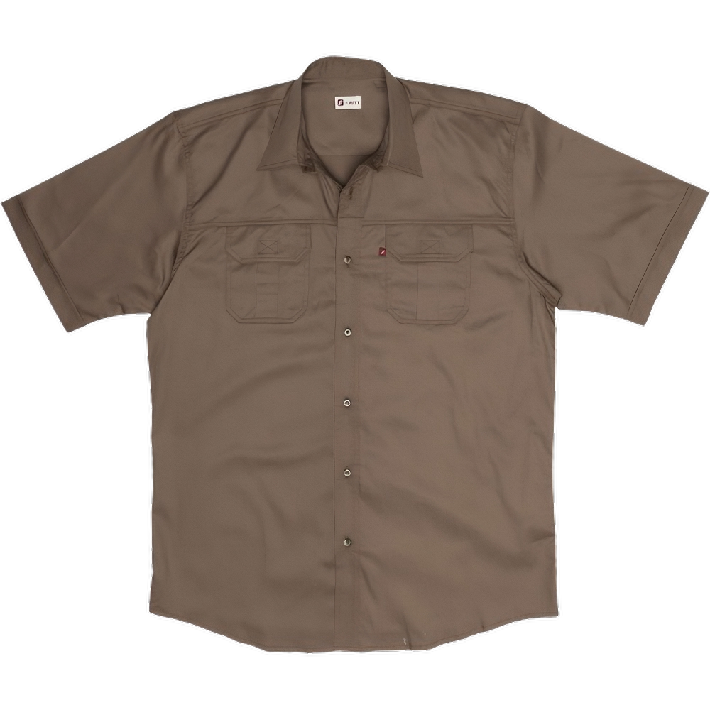 Tugela Men's Bush Shirt-Browni wear-Outdoor Clothing