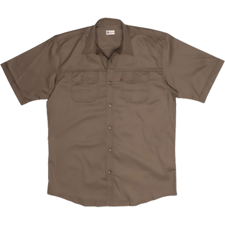 Tugela Men's Bush Shirt-Browni wear-Outdoor Clothing