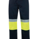 Titan Two-Tone Polycotton Conti Trouser – Reflective Navy/Lime Work Pants

