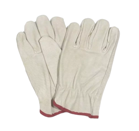 A-Grade goat skin leather work gloves, showing the soft grain and sleek fit for precision tasks.

