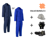 CraftPro Conti Suit, Safety Boot, Hardhat & Glove Bundle