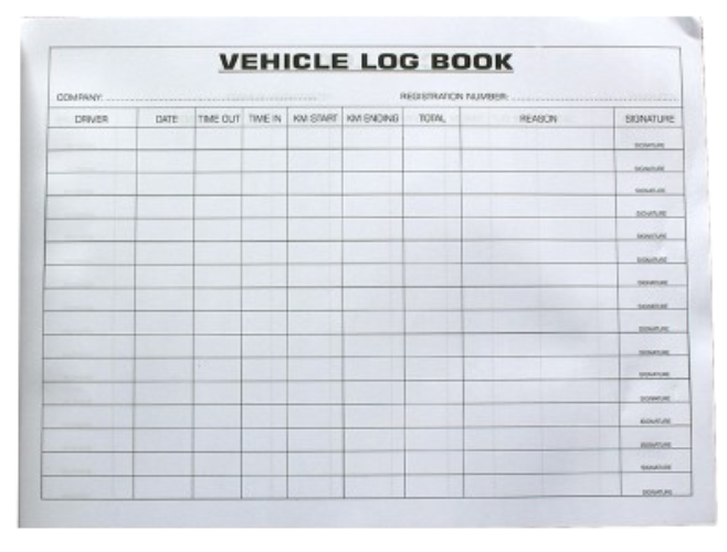 Log Book Roco A4 Vehicle Log Book – 200 Pages, A4 Landscape | CraftPro