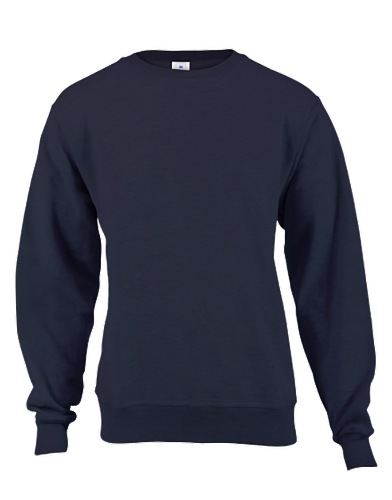 CraftPro Vic Bay Fleece Sweater – 260g Brushed Cotton Long Sleeve Crew Neck Pullover


