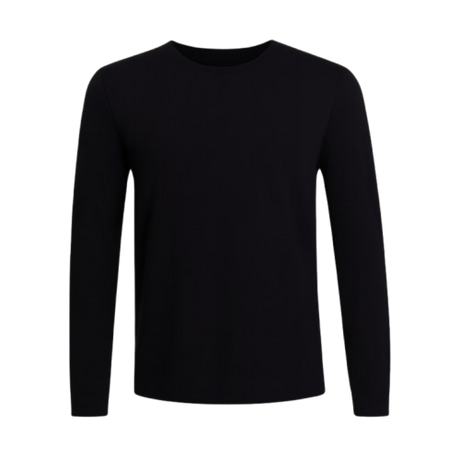 Vic Bay Long Sleeve Crew Neck T-Shirt – 180g Cotton Workwear Tee
