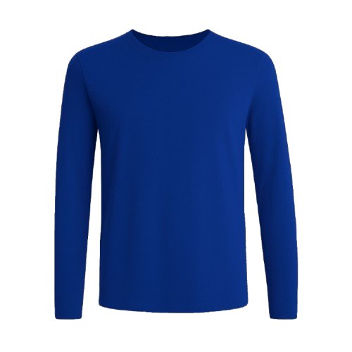 Vic Bay Long Sleeve Crew Neck T-Shirt – 180g Cotton Workwear Tee
