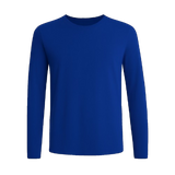 Vic Bay Long Sleeve Crew Neck T-Shirt – 180g Cotton Workwear Tee
