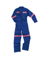 Women’s J54 Reflective Boilersuit with Pink & Silver Tape – 100% Cotton – CraftPro

