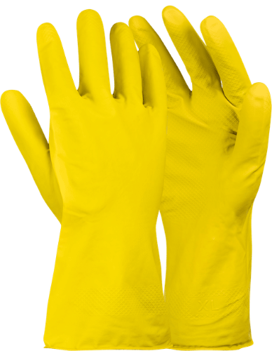 CraftPro Yellow Latex Household Glove – Wrist Length

