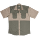 Delta two-tone Safari shirt-Green-Safari wear-Outdoor Clothing