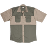 Delta two-tone Safari shirt-Green-Safari wear-Outdoor Clothing