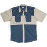 Delta two-tone Safari shirt-Blue-Safari wear-Outdoor Clothing