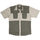 Delta two-tone Safari shirt-olive-Safari wear-Outdoor Clothing