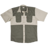 Delta two-tone Safari shirt-olive-Safari wear-Outdoor Clothing
