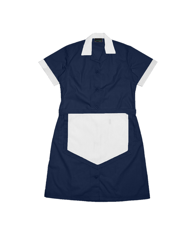 Housekeeping Gown Set Three piece uniform Hospitality Workwear