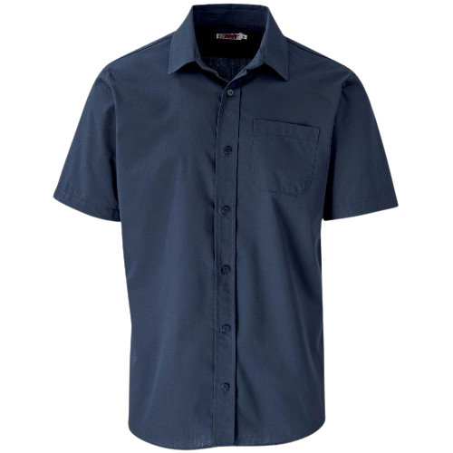 Men’s Lightweight Short Sleeve Kensington Work Shirt – Polycotton Poplin Blend in Professional Cut

