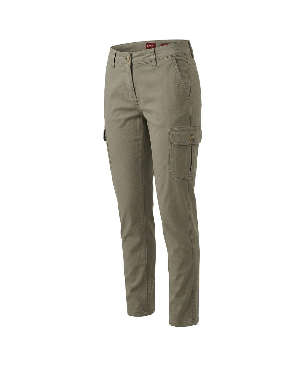 Khaki women's  cargo pants safari and bush wear craftpro