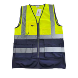 Pinnacle Signalling Hi-Vis Reflective Safety Vest with reflective tape for construction, roadworks and industrial PPE.