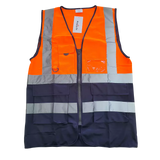 Pinnacle Signalling Hi-Vis Reflective Safety Vest with reflective tape for construction, roadworks and industrial PPE.