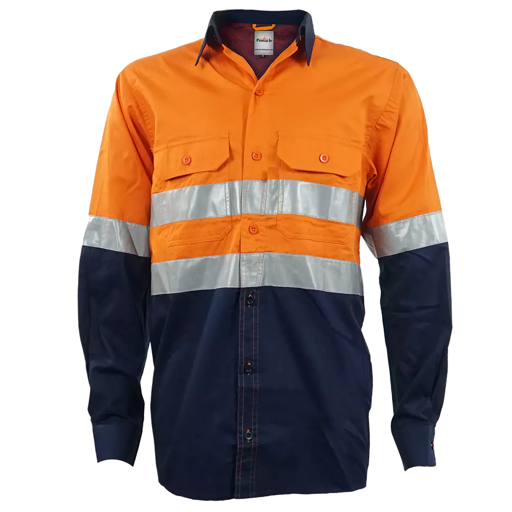 Pinnacle Vented Mining Shirt for mining, engineering and construction professionals requiring breathable, high-performance workwear.