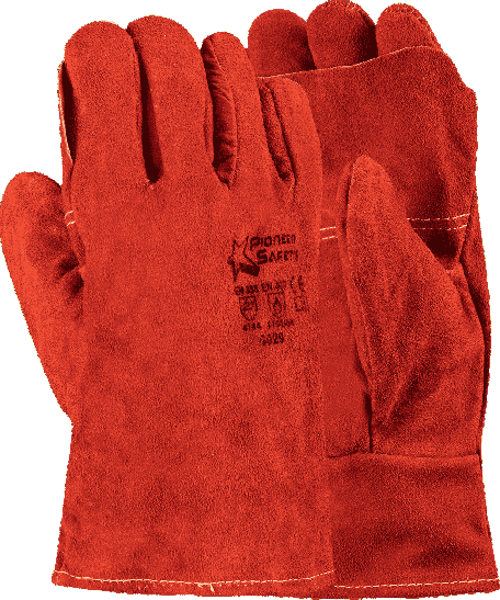 CraftPro Red Heat Resistant Kevlar Stitched Glove with Jersey Lining and Cotton Denim Cuff

